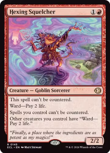 Hexing Squelcher (145), Promo Pack: Lorwyn Eclipsed — Magic card price