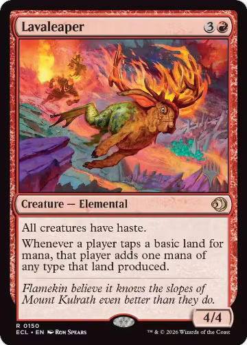 Lavaleaper (150), Promo Pack: Lorwyn Eclipsed — Magic card price