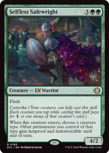 Selfless Safewright (193), Promo Pack: Lorwyn Eclipsed — Magic card price