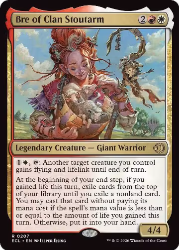 Bre of Clan Stoutarm (207), Promo Pack: Lorwyn Eclipsed — Magic card price