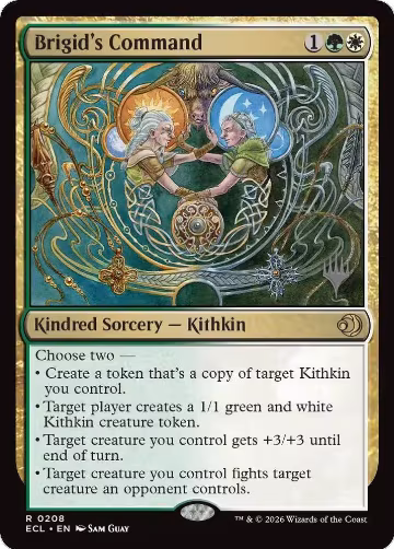 Brigid's Command (208), Promo Pack: Lorwyn Eclipsed — Magic card price
