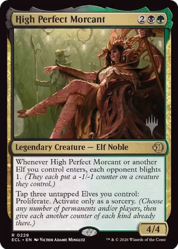 High Perfect Morcant (229), Promo Pack: Lorwyn Eclipsed — Magic card price