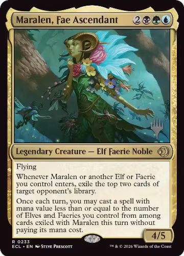 Maralen, Fae Ascendant (233), Promo Pack: Lorwyn Eclipsed — Magic card price
