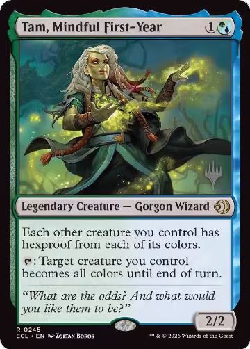 Tam, Mindful First-Year (245), Promo Pack: Lorwyn Eclipsed — Magic card price