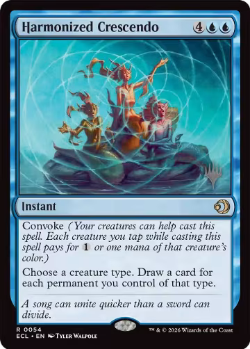 Harmonized Crescendo (54), Promo Pack: Lorwyn Eclipsed — Magic card price