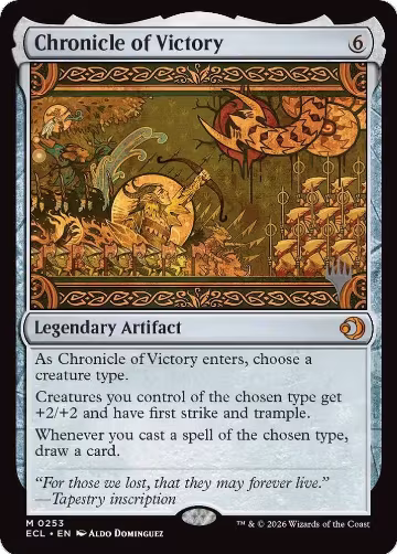 Chronicle of Victory (253), Promo Pack: Lorwyn Eclipsed — Magic card price