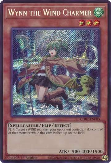 Wynn the Wind Charmer (CH02-EN003), THE CHRONICLES DECK: Spirit Charmers (All-Foil Edition) — Yu-Gi-Oh! card price