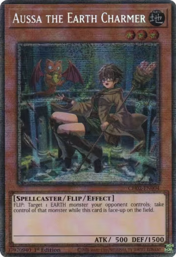 Aussa the Earth Charmer (Starlight Rare (CH02-EN004), THE CHRONICLES DECK: Spirit Charmers (All-Foil Edition) — Yu-Gi-Oh! card price