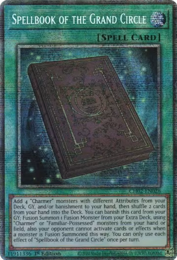Spellbook of the Grand Circle (Starlight Rare) (CH02-EN028), THE CHRONICLES DECK: Spirit Charmers (All-Foil Edition) — Yu-Gi-Oh! card price