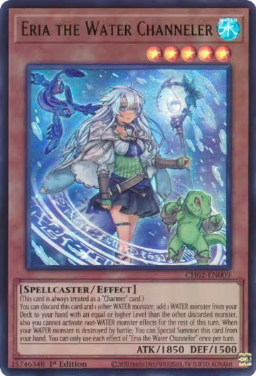 Eria the Water Channeler (CH02-EN009), THE CHRONICLES DECK: Spirit Charmers (All-Foil Edition) — Yu-Gi-Oh! card price