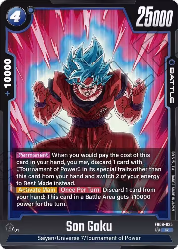 Son Goku - FB09-035 (FB09-035), Dual Evolution — DB Fusion card price