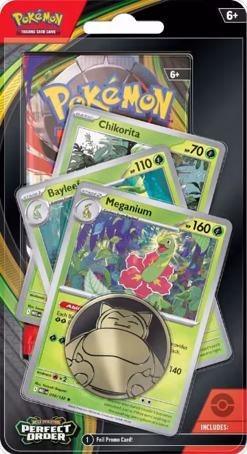 Perfect Order Premium Checklane Blister [Meganium Line], Perfect Order — Pokémon sealed product price