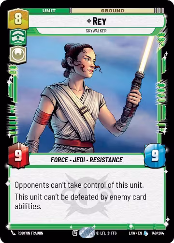 Rey - Skywalker (149/264), A Lawless Time — Star Wars card price