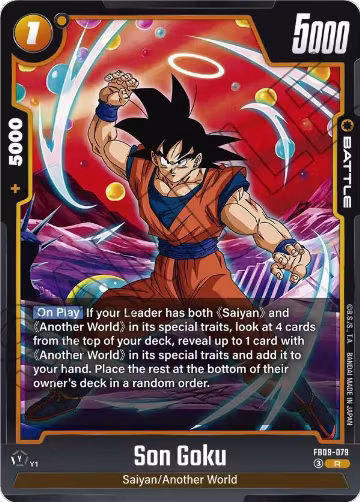 Son Goku - FB09-079 (FB09-079), Dual Evolution — DB Fusion card price