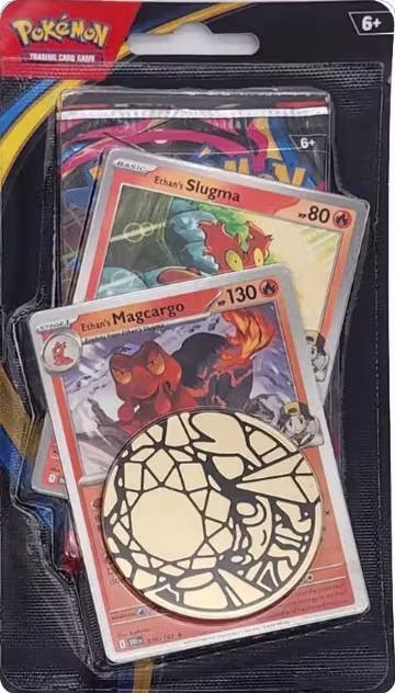 Phantasmal Flames Premium Checklane Blister [Ethan's Magcargo], Phantasmal Flames — Pokémon sealed product price