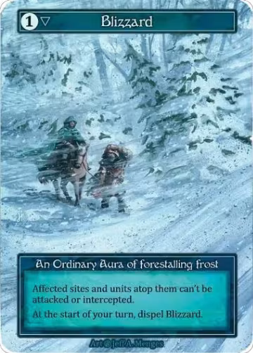 Blizzard (Foil), Beta — Sorcery card price