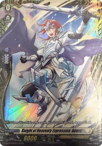 Knight of Heavenly Expression, Admis (D-PR/840EN), D Promo Cards — Vanguard card price