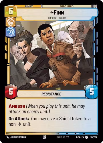 Finn - Looking Closer (95/264), A Lawless Time — Star Wars card price