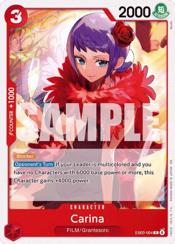Carina (EB03-004), Extra Booster: One Piece Heroines Edition — One Piece card price