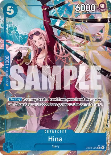 Hina (Alternate Art) (EB03-025), Extra Booster: One Piece Heroines Edition — One Piece card price
