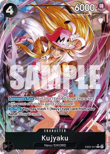 Kujyaku (Alternate Art) (EB03-041), Extra Booster: One Piece Heroines Edition — One Piece card price