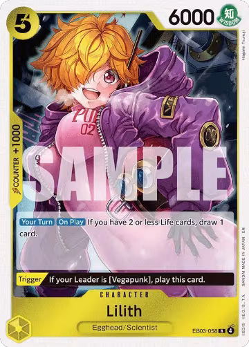 Lilith (EB03-058), Extra Booster: One Piece Heroines Edition — One Piece card price