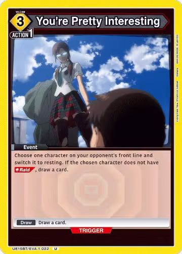 You're Pretty Interesting (UE15BT/EVA-1-022), Evangelion: New Theatrical Edition — Union Arena card price