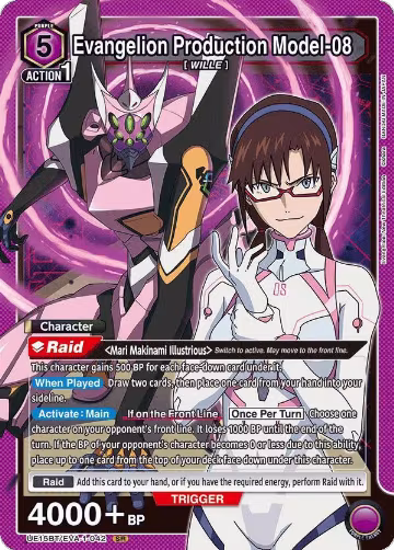Evangelion Production Model-08 (UE15BT/EVA-1-042), Evangelion: New Theatrical Edition — Union Arena card price