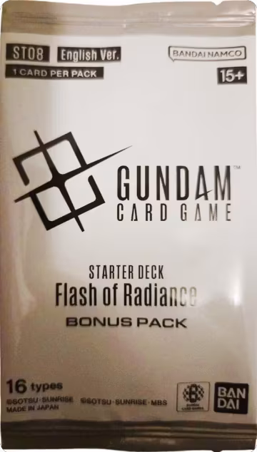Starter Deck: Flash of Radiance Bonus Pack, Starter Deck 08: Flash of Radiance — Gundam sealed product price