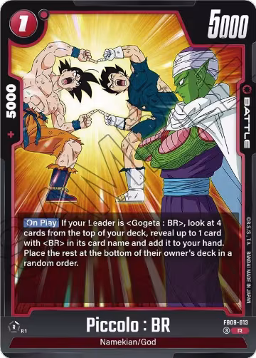 Piccolo : BR (FB09-013), Dual Evolution — DB Fusion card price