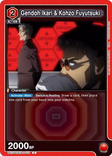 Gendoh Ikari & Kohzo Fuyutsuki (UE15ST/EVA-1-072), Evangelion: New Theatrical Edition Starter Deck — Union Arena card price