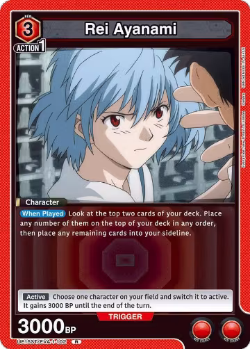 Rei Ayanami (102) (UE15ST/EVA-1-102), Evangelion: New Theatrical Edition Starter Deck — Union Arena card price