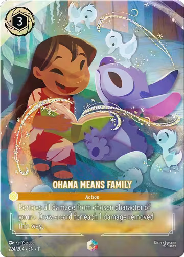 Ohana Means Family (Enchanted) (224/204) — card price
