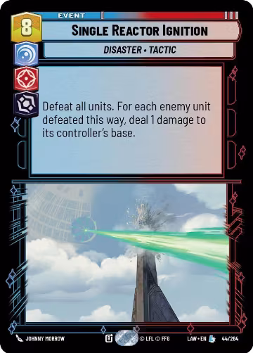 Single Reactor Ignition (44/264), A Lawless Time — Star Wars card price