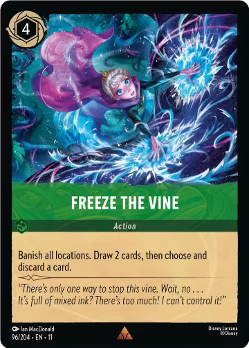 Freeze the Vine (96/204), Winterspell — Lorcana card price