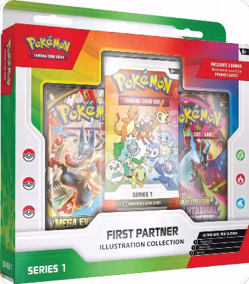 First Partner Illustration Collection (Series 1), First Partner Collection 2026 — Pokémon sealed product price