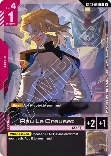 Rau Le Creuset (GD03-091), Steel Requiem — Gundam card price