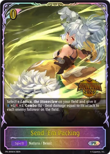 Send 'Em Packing (PR-365EN), Shadowverse: Evolve Promo Cards — Shadowverse card price