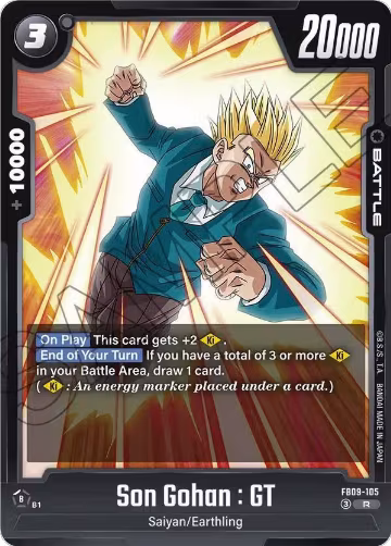Son Gohan : GT - FB09-105 (FB09-105), Dual Evolution — DB Fusion card price