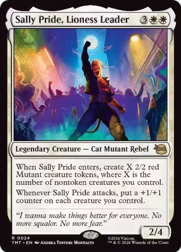 Sally Pride, Lioness Leader (24), Teenage Mutant Ninja Turtles — Magic card price
