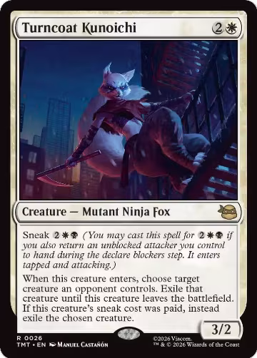 Turncoat Kunoichi (26), Teenage Mutant Ninja Turtles — Magic card price