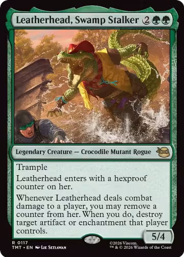 Leatherhead, Swamp Stalker (117), Teenage Mutant Ninja Turtles — Magic card price