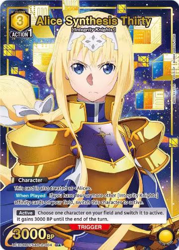Alice Synthesis Thirty (U*) (UEX06BT/SAO-2-004), UEX06BT: Sword Art Online Vol.2 — Union Arena card price