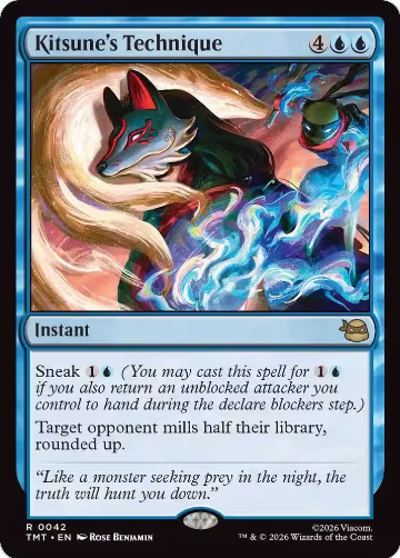 Kitsune's Technique (42), Teenage Mutant Ninja Turtles — Magic card price