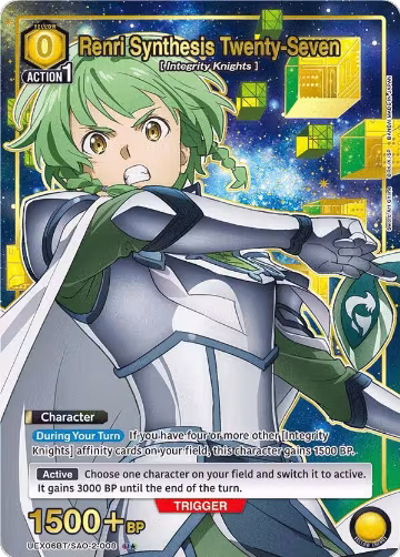 Renri Synthesis Twenty-Seven (U*) (UEX06BT/SAO-2-008), UEX06BT: Sword Art Online Vol.2 — Union Arena card price