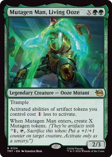 Mutagen Man, Living Ooze (124), Teenage Mutant Ninja Turtles — Magic card price