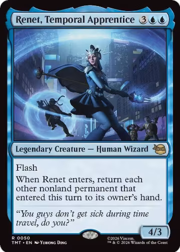 Renet, Temporal Apprentice (50), Teenage Mutant Ninja Turtles — Magic card price