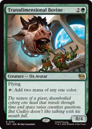 Transdimensional Bovine (134), Teenage Mutant Ninja Turtles — Magic card price