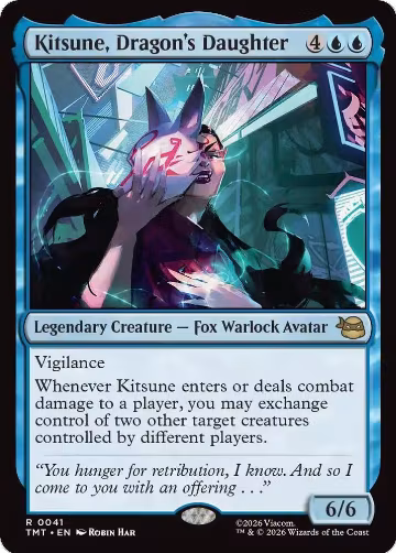 Kitsune, Dragon's Daughter (41), Teenage Mutant Ninja Turtles — Magic card price