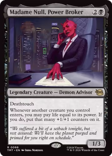 Madame Null, Power Broker (66), Teenage Mutant Ninja Turtles — Magic card price